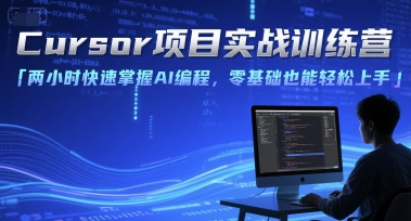 Cursor项目实战训练营，两小时快速掌握AI编程，零基础也能轻松上手 - 网创资源网-网创资源网