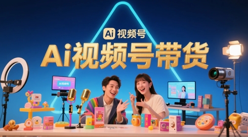 风口已至！AI视频号带货轻松月入过1W，99%的普通人却卡在内容制作门槛 - 网创资源网-网创资源网