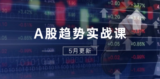（14808期）A股趋势实战课：主力动向+政策红利，2025全年策略5月更新 - 网创资源网-网创资源网