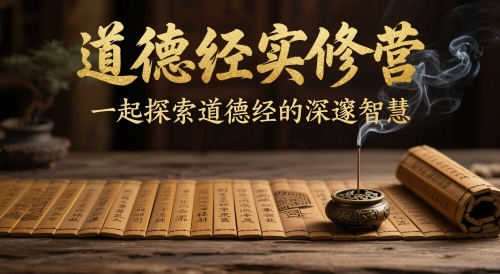 道德经实修营，一起探索道德经的深邃智慧 - 网创资源网-网创资源网